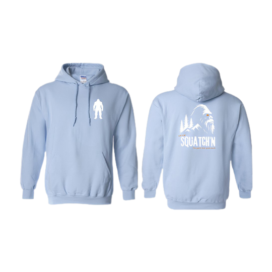 Premium L Blue Hoodie Full Logo