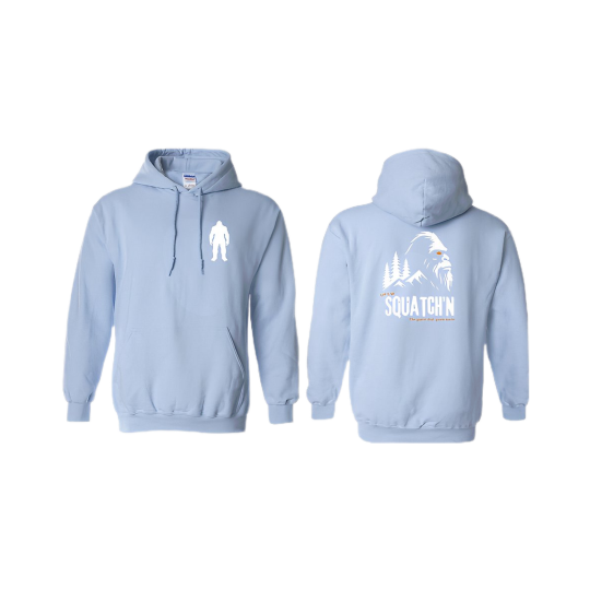 Premium L Blue Hoodie Full Logo