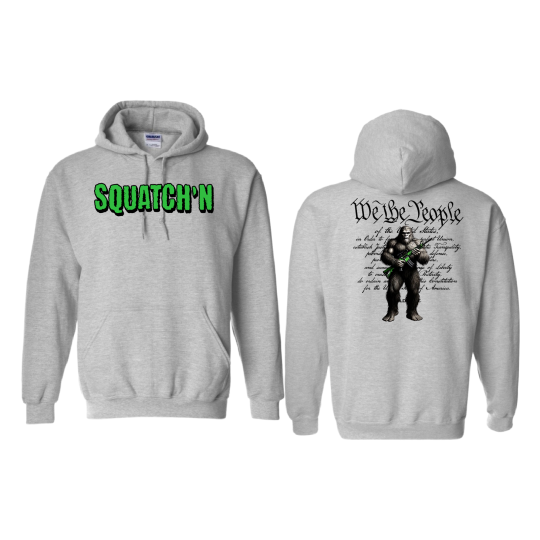 Premium Hoodie-Gray/Green We The People