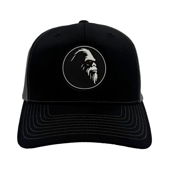 Premium Trucker Hat Blk Sil Patch 112 Series